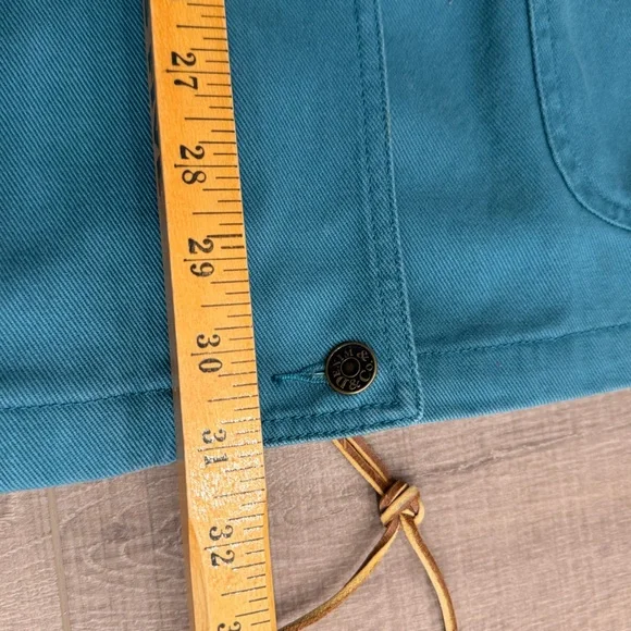 Vintage Denim Co Jacket Chore Barn Coat Adult S Flannel Lined Corduroy 90s Green - Picture 12 of 14